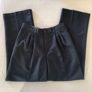 Boy's City Streets pleated front black dress pants